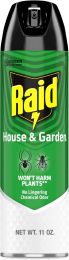 Raid House & Garden Insect Killer Bug Spray 11 oz, Bundle of 3