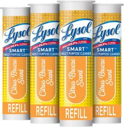 Lysol Smart Refill Cartridges Multipurpose Cleaner 4ct, Bundle of 3