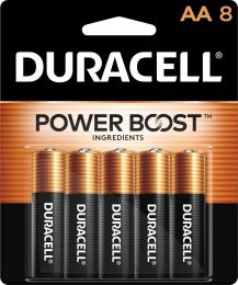 DURACELL Coppertop AA Batteries 8 Count, Bundle of 3