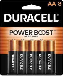 DURACELL Coppertop AA Batteries 8 Count, Bundle of 3