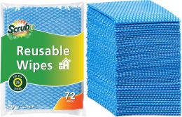 SCRUBIT Reusable Cleaning Wipes 72 Pack, 20 in, 12 x 20 in, Bundle of 2