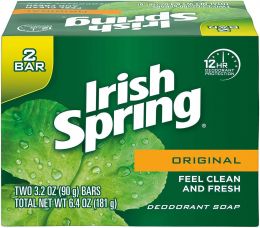 Irish Spring Original Deodorant Bar Soap 3.20 oz, Bundle of 3