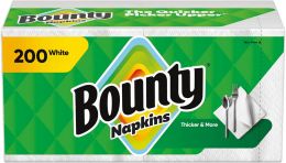 Bounty Paper Napkins 200 Count, Bundle of 7