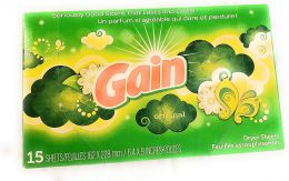 Gain Dryer Sheets 15 15 Count, Bundle of 4