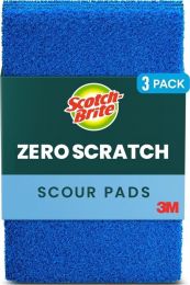 Scotch-Brite Zero Scratch Scouring Pad 3 Pack, Bundle of 7