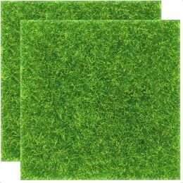 KAEZDD 2 Pieces of 6x6 Inches Fake Grass for 6x6 Inches, Bundle of 5