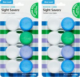 Bausch + Lomb Bausch & Lomb Sight Savers Leak Proof Contact Pack of 2, 4 Count, Bundle of 2
