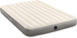 Intex 64103E Dura-Beam Standard Single-High Air Mattress: Fiber-Tech 10in, 600lb