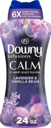 Downy Calm In Wash Laundry Scent Booster Beads 24.0 OZ, Bundle of 2
