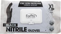 ForPro Professional Collection ForPro Disposable Nitrile Gloves, Bundle of 4