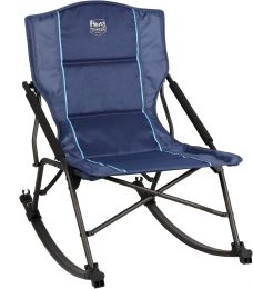 TIMBER RIDGE Folding Rocking Camping Chair - Portable Outdoor Rocker Chair with Carry Bag Portable 250 lbs