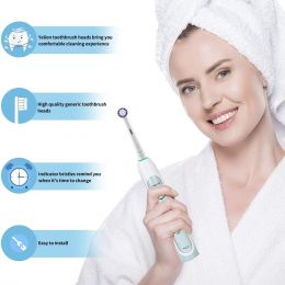 Voguish Replacement Toothbrush Heads Compatible with Oral B Braun, Bundle of 3