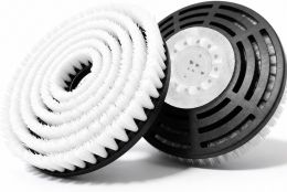 Generic Upgraded 2-Pack White Replacement Brush Pads Compatible with Shark Steam & Scrub Mop S8201 2-Pack, Bundle of 3