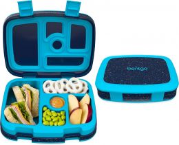 Bentgo Kids 5-Compartment Lunch Box - Confetti Design for Dishwasher Safe
