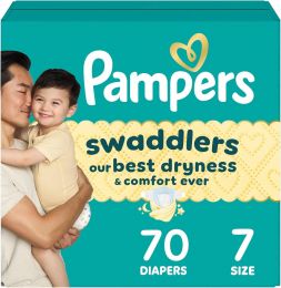Pampers Swaddlers Baby Diapers 16 Count, Bundle of 3