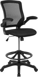 Flash Furniture Kale Mid-Back Swivel Office Chair with Adjustable Foot