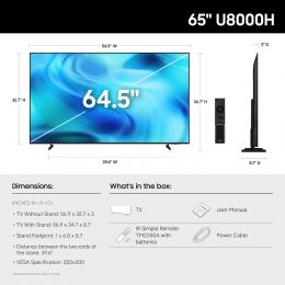 Samsung 65-Inch Class Crystal UHD U8000H Series Samsung Vision