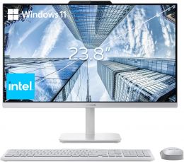 Lenovo 24" FHD All-in-One Desktop Computer for Home & Wireless