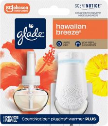 Glade PlugIn Plus Air Freshener Starter Kit, Bundle of 4