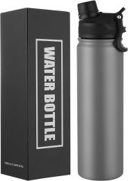 ERTOOE Insulated Water Bottle 24oz Stainless Steel 24oz, Bundle of 3