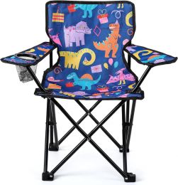 KABOER Kids Outdoor Folding Camping Chair with Cup Holder Carrying Bag
