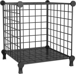 ATTDETJL Cube Storage Organizer Metal Metal, Bundle of 2