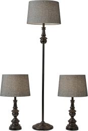 Adesso 3-Piece Lamp Set 3-Piece
