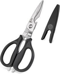 Cangshan 503343 9-inch Heavy-Duty Come-Apart Kitchen Shears with Guard, Bundle of 2