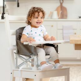 Regalo My Chair Portable Baby Booster Seat with Tray Foldable Portable, Bundle of 2