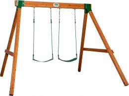 Backyard Discovery Durango Cedar Wood Swing Set Kit Wood