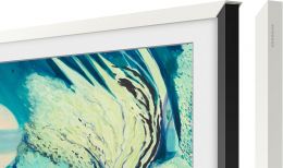 Samsung 55-inch The Frame Customizable Bezel Modern White (VG-SCFA55WTBZA