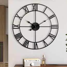 1st owned Large Wall Clock Metal 32 Inch