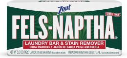ZOUT Fels Naptha Dial Laundry Soap Bar 5.0 oz, Bundle of 11
