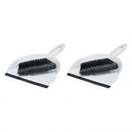 Visit the Store Small Portable Mini Dustpan and Brush Set for Portable Pack of 2, Bundle of 2