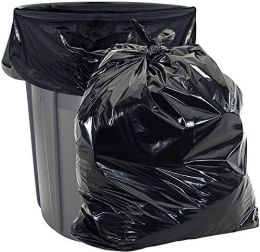 Aluf Plastics Heavy Duty 55 Gallon Trash Bags Plastic Heavy Duty 50 Pack, 55 Gallon, 55 Gal