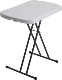 LIFETIME 80251 Adjustable Folding Laptop Table TV Tray 26 Inch