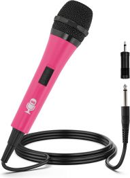 Singing Machine Wired Microphone for Karaoke, Bundle of 2