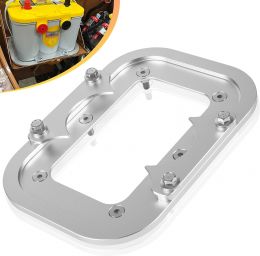 Deargooday Billet Aluminum Battery Tray Battery Pallet Trunk Battery Aluminum