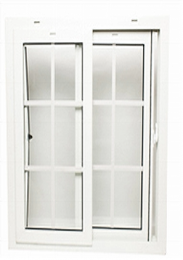 36 in. x 36 in.  White UPVC Sliding  Window (Each)