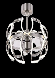 22" 3 Blade Décor LED Lighting DC motor Ceiling Fan With Remote Control (Each)