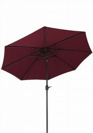 1 pc. Polyester Burgundy Outdoor Umbrella (Each)