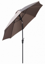 1 pc. Aluminium Taupe Umbrella (Each)