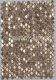 Gold  30x30cm Alumium Metal Mosaic Wall Tile #H22201 (Each)