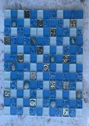 TILE-W MOSAIC 30X30CM GLASS SQ (Each)