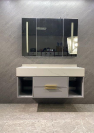 39X19 in. Grey Vanity with Mirror led light combo BJB101A (Each)