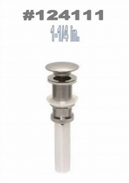 1-1/4 in. Metal Chrome Finish Vessel Basin P.O Plug (Each)
