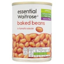 WAITROSE BEANS BAKED TOM SAUCE 400g