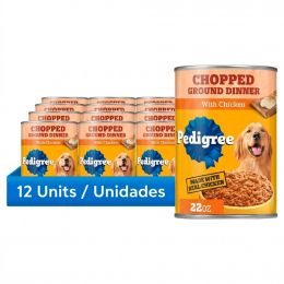 Pedigree Canned Dog Food 12 Units / 625 g / 22 oz