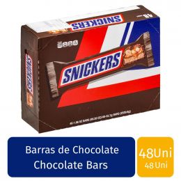 Snickers Chocolate Bars 48 Units / 52.7 g / 1.86 oz