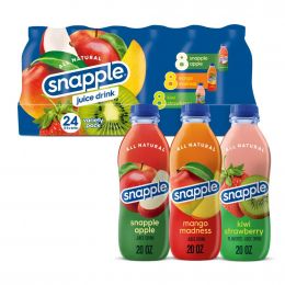 Snapple Fruit Flavored Juice 24 Units / 591 mL / 20 oz